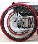 Wheelchair rear wheel cover