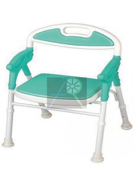 Luxurious Adjustable-Arm Shower Chair